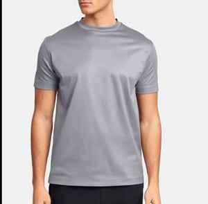 เสื้อยืดผู้ชาย ผ้าฝ้าย 100% คุณภาพสูง โลโก้วินเทจสั่งทำได้ ทรงหลวม สวมใส่ได้ทั้งแบบทางการและลำลอง ผ้าไม่เป็นขุย น้ำหนัก 230 กรัม คอลเลคชั่นซัมเมอร์ 2025 สินค้าพร้อมส่งจำนวนมาก - Product Image 2