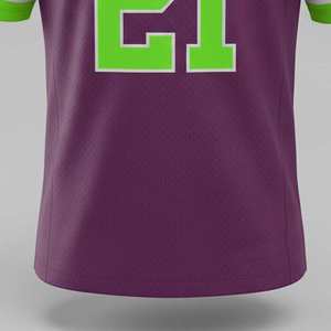 Maillot de football américain unisexe léger et abordable, personnalisé par sublimation, imprimé, grande taille, séchage rapide, idéal pour l'été - Product Image 6