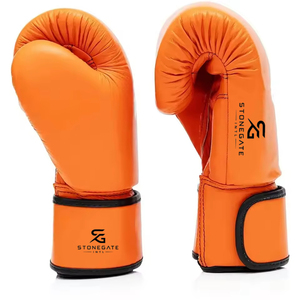 Guantes de Boxeo de Cuero con Diseño de Llama Personalizado, Transpirables, para Entrenamiento y Combate, para Hombres y Mujeres 2026 - Product Image 4