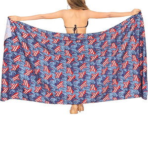 Long <b>Wrap</b> Skirt Comfortable Summer Vacation Beachwear Cover Up Women <b>Beach</b> Sarong Swim Cover Up For Adults - Product Image 1