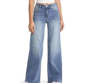 Pantalones Vaqueros de Corte Holgado para Mujer, Pantalones de Mezclilla para Conjuntos Cómodos de Uso Diario - Product Image 1