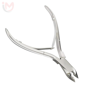 Professional Stainless Steel <b>Nail</b> Clipper 15mm Bevel Jaw Wide Opening Curved Blade Sharp Tip for Thick <b>Nails</b> Adult Use - Product Image 1