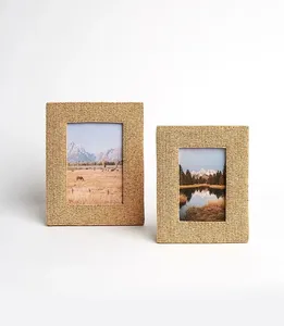Eco friendly <b>wooden</b> <b>picture</b> <b>frame</b> with natural surface for rustic home decor and stylish wall hanging photo holder - Product Image 1