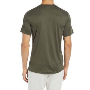 Camiseta de Manga Corta para Hombre, Talla Grande, Algodón/Poliéster, Color Sólido, Cuello Redondo, Impresión Serigráfica, Ecológica, Transpirable, Verano - Product Image 2
