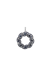 Pendentif saphir rose en argent sterling 92,5 KLSP-50620 - Product Image 5