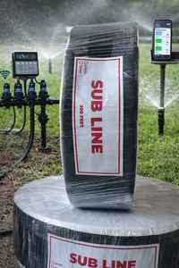 Tuyau d'irrigation goutte à goutte en PE noir de 75 mm, rouleau de 30 m, avec raccords et adaptateurs pour l'agriculture, les fermes, les serres, les pelouses, les jardins et les maisons. - Product Image 3