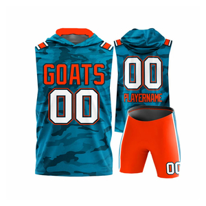 Conjunto de Camisetas de Fútbol Americano 7v7 con Estampado por Sublimación, Diseño Personalizado, Estampado Gráfico, Uniformes de Fútbol Americano 7 contra 7 sin Mangas para Jóvenes - Product Image 5