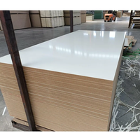 Panneau en mélamine extra large 18 mm 366x183 cm blanc beige E0 MDF pour cloison de bureau commercial