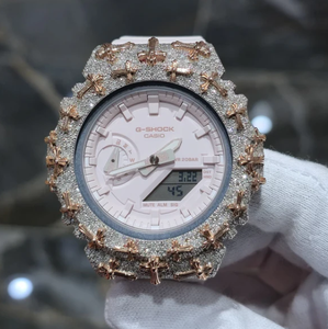 Reloj de Lujo Unisex de Acero Inoxidable con Diamantes, 42 mm, Analógico, Mecánico, con Fecha, Alta Calidad, Resistente al Agua 3BAR, Alarma, GPS - Product Image 1