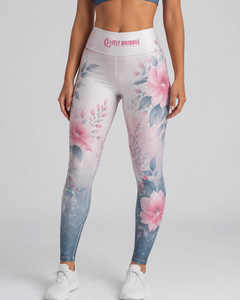Leggings Fly Humble de Cintura Media, Largos hasta la Rodilla, Transpirables, de Algodón y Fibra de Bambú, Tejidos, con Estampado por Transferencia de Calor, Casuales de Verano para Mujer - Product Image 1