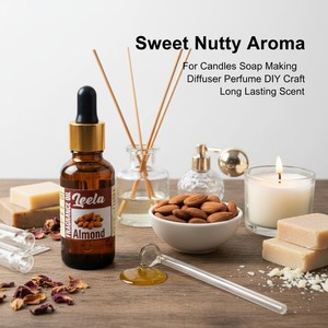 Aceite Aromático de Almendra, Aceite Esencial Puro, Extracto Floral 100% Puro para Hacer Jabones y Velas - Product Image 6