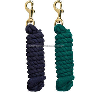 Fournisseur d'équipements équestres au meilleur prix, longe pour cheval, couleurs et tailles personnalisées, longe pour cheval en coton tissé à la main par des designers - Product Image 3
