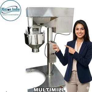 Molino Multiusos de Acero Inoxidable Micron India con Motor para Moler en Polvo |   Uso Industrial de Grado Alimenticio de Alta Resistencia y Bajo Ruido - Product Image 4
