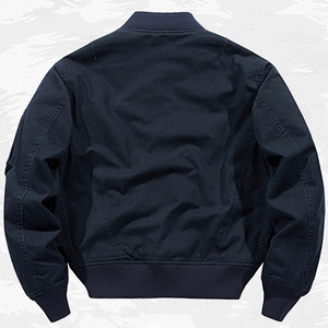 Chaqueta Bomber de Lona Caqui para Hombre, con Capucha, Transpirable, de Color Sólido, Cierre de Cremallera, Cuello Alto, Estilo Urbano, Corte Regular, para Invierno - Product Image 3