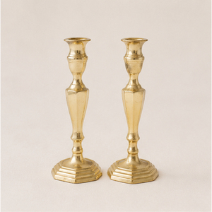 Wholesale Suppliers Antique Metal Taper Candle Holder Set Gold <b>Candlestick</b> Stand for Wedding Centerpieces And Bulk Event Decor - Product Image 1