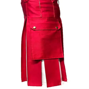 Auténtico kilt escocés para hombre, ropa hereditaria, diseño de tartán de lana, estilo artesanal, cintura ajustable para ceremonias y uso casual. - Product Image 3