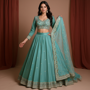 Ensemble de robe Anarkali pour femmes, design élégant et nouveau style - Product Image 3