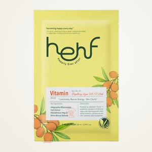 มาส์กหน้า hehf Korean K-Beauty Yueo skin fit Brightening vegan Vita Pit Mask 5 ชิ้น ผลิตในเกาหลี - Product Image 2