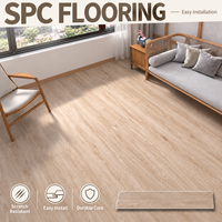 Dalles de sol en plastique SPC écologiques pour l'intérieur, sans formaldéhyde, imperméables, en vinyle rigide, à emboîtement, pour toute la maison