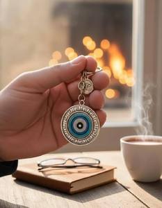 EOB International Art Deco - Porte-clés mural en argent au design élégant pour organiser les clés et les essentiels quotidiens - Respectueux de l'environnement - Product Image 5