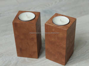 ที่ใส่เทียนทีไลท์ไม้มะม่วงสวยงามสำหรับตกแต่งภายในสไตล์โมเดิร์นและตกแต่งคริสต์มาส - Product Image 6