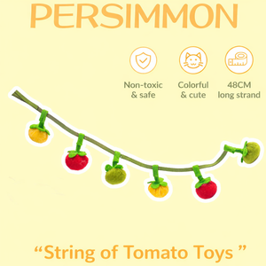 Jouet à la catnip en forme de grappe de tomates cerises - Product Image 3