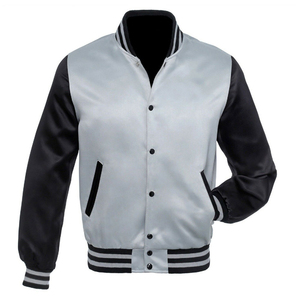 <b>Plus</b> <b>Size</b> Wholesale Custom Made Letterman Baseball College Team Woolen With <b>leather</b> Sleeves Men's School Blank <b>Jackets</b> - Product Image 5