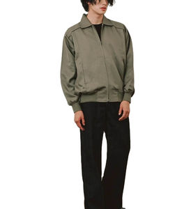 Chaqueta de Trabajo Casual Personalizada para Hombre, Cuello Camisero, Forro de Algodón Liso, Cierre de Cremallera, Resistente al Viento e Impermeable, para Otoño - Product Image 4