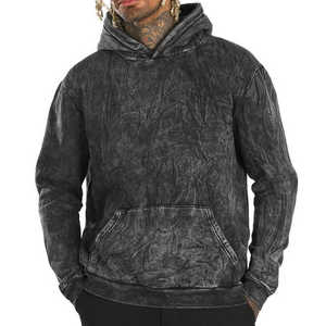 Sweat à capuche en molleton pour homme, coupe classique, sur mesure, de haute qualité, délavé à l'acide, 100% coton, impression numérique, hiver - Product Image 1