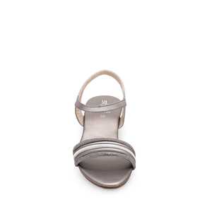 Sandalia de tacón FN5797 gris estilo elegante para mujer - Product Image 1