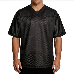 Camiseta Deportiva Personalizada de Malla Multideportiva con Cuello en V, Manga Corta, Secado Rápido, Uniforme de Entrenamiento de Fútbol, Uniforme de Equipo, Ropa al por Mayor OEM América - Product Image 1