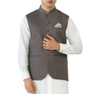 Chaleco de Traje para Hombre, Cierre de un Botón, Color Brillante Personalizado, Poliéster, Transpirable, para Verano - Product Image 1