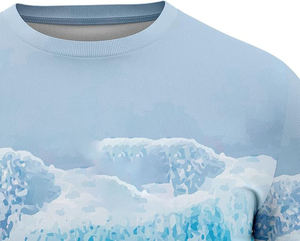 เสื้อตกปลาฤดูร้อนแบบกำหนดเอง พิมพ์ลายแบบซับลิเมชั่น ป้องกันรังสียูวี 50+ ระบายอากาศได้ดี แห้งเร็ว น้ำหนักเบา เสื้อแขนยาวสำหรับตกปลา ชุดกีฬา - Product Image 4