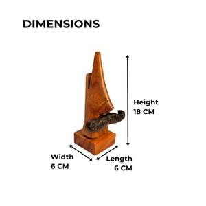 Support pour lunettes de soleil et lunettes de vue en bois massif, fait main, écologique, design moderne et durable, pour la maison et le bureau - Product Image 4