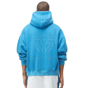 Derniers modèles de sweats à capuche pour hommes coupe ample fabriqués au Pakistan, style streetwear basique, vente en gros, design personnalisé, sweats à capuche coupe ample en promotion - Product Image 3