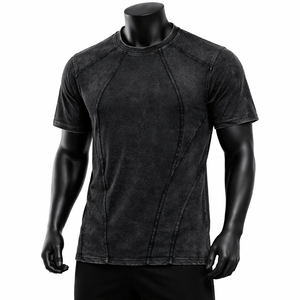 Camiseta de Verano de Alta Calidad 100% Algodón con Logotipo Personalizado, Camisetas Lisas para Hombre, Camisetas Premium de Algodón de 210 g/m² - Product Image 5