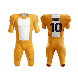 Uniformes de football américain personnalisés en gros, ensemble anti-humidité, faible MOQ pour les équipes, approvisionnement direct usine - Product Image 1