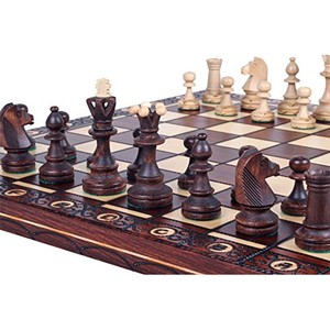 Premium Handcrafted Teak <b>Wood</b> <b>Chess</b> <b>Set</b> - Wholesale B2B - Product Image 2
