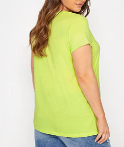 T-shirts pour femmes de qualité supérieure, manches courtes, vente en ligne, prix de gros avec OEM - Product Image 2