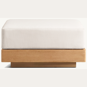 <b>Storage</b> Ottoman Sofa with Teak Wood Frame and Eco-Friendly Foam for Bedroom and Indoor/Outdoor Use - Product Image 2