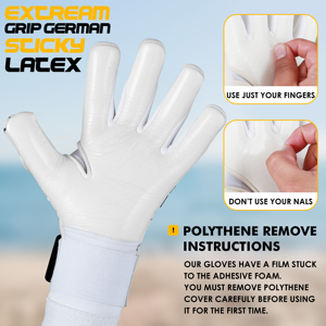 Guantes de Portero Eagle Strike, Guantes Deportivos Profesionales de Fútbol con Agarre de Látex Antideslizante y Correa de Muñeca Ajustable para Exteriores - Product Image 2