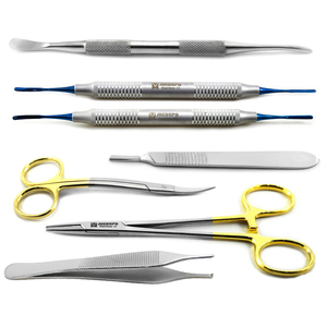 Instruments chirurgicaux parodontaux pour implants dentaires, porte-aiguilles, kit de micro-chirurgie - Product Image 1