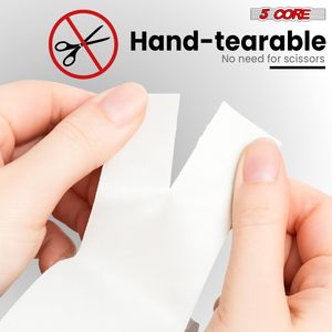 Cinta Adhesiva Profesional de Algodón de Alta Resistencia, 2 Pulgadas x 30 Yardas, 4 Piezas, Negra, Acabado Mate No Reflectante, Resistente al Agua - Product Image 3