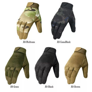 Guantes Tácticos de Cuero con Protección Completa para los Dedos, Anticorte, Protección de Articulaciones, Seguridad, para Actividades al Aire Libre, Fuerzas Especiales, Entrenamiento, de Pakistán - Product Image 1