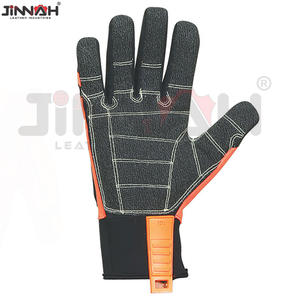Gants de mécanicien personnalisés, robustes, de sécurité au travail, en cuir synthétique, confortables pour les mains, nouvelle arrivée - Product Image 4