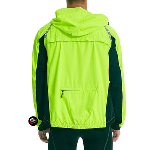 Veste coupe-vent pour homme à capuche, légère, imperméable, pour la course à pied, la randonnée, les sports de plein air - Product Image 3