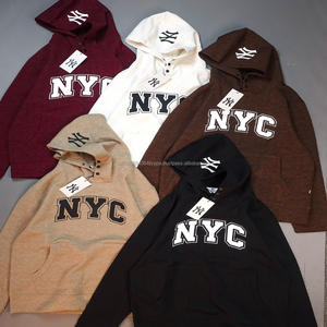 Premium Quality Cotton Men's Fleece Pullover Hoodies Zipper Hoody Wholesale Mixed Heavyweight <b>Apparel</b> <b>Stocks</b> Lot - Product Image 2