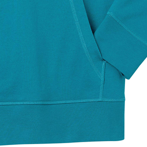 Sweat-shirt à capuche unisexe, couleur unie, coton tricoté, coupe décontractée, manches longues, style automne - Product Image 6