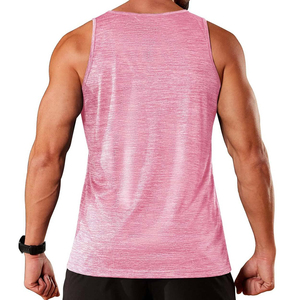 High Quality <b>Men's</b> Knitted Casual Tank Tops Silk Screen Printed O-Neck 100% Cotton Eco-friendly Gym <b>Vest</b> Fitness Bodybuilding - Product Image 6