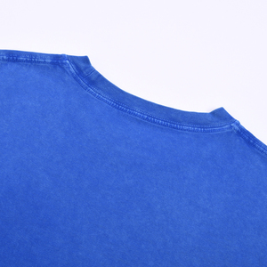 Camiseta Unisex Oversize de Algodón Pesado con Lavado Ácido, Hombro Caído, Estilo Vintage, Moda Casual Streetwear, Ropa Personalizada - Product Image 2